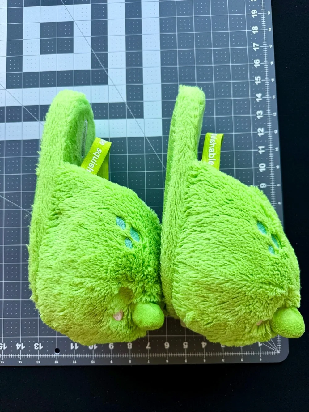 Squishable Frog Slippers * One Size Fits Most * Eye Missing Replacement